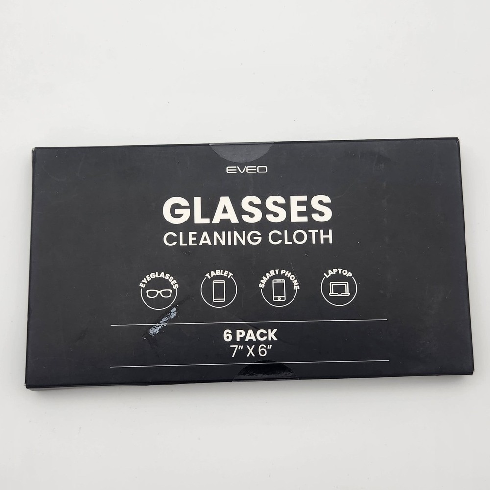 Glasses cleaning cloth 6‎ pack 7" x 6"